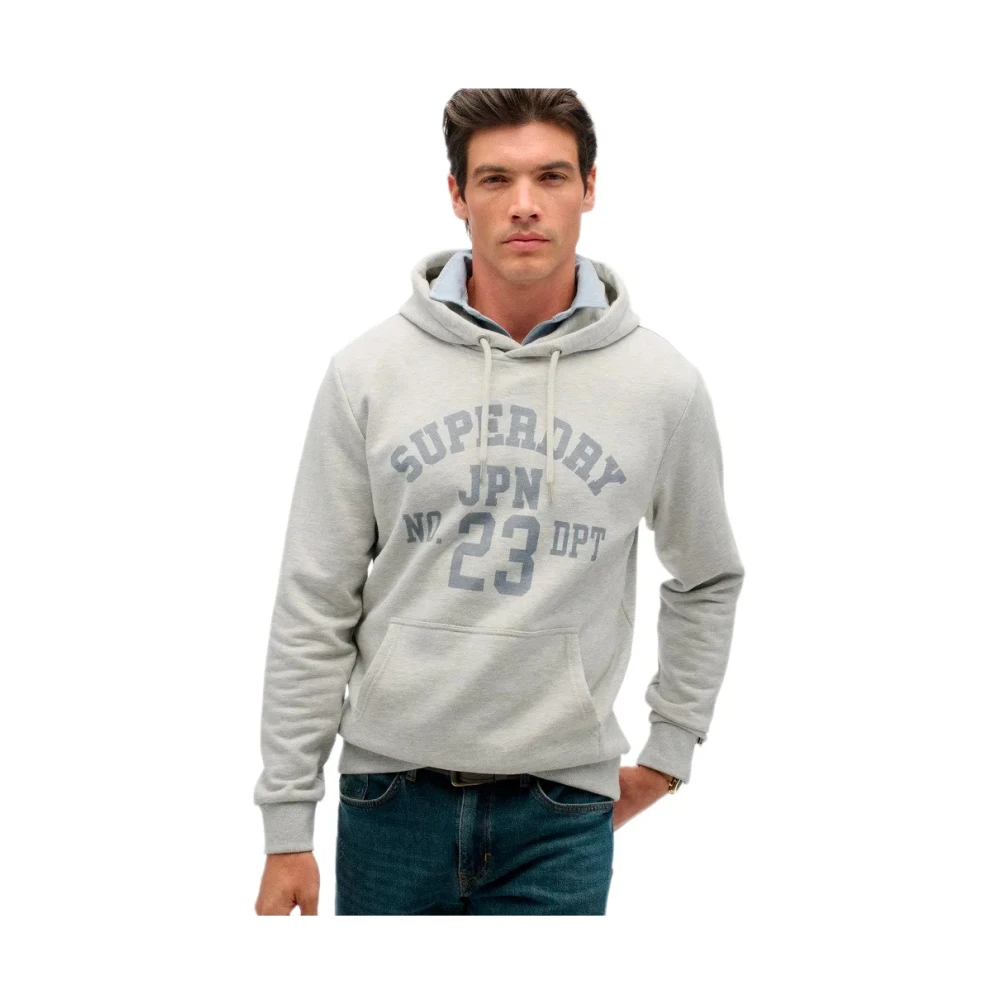 Superdry Herren Grau Athletic Ess Sweatshirt Mittel - Bild 5