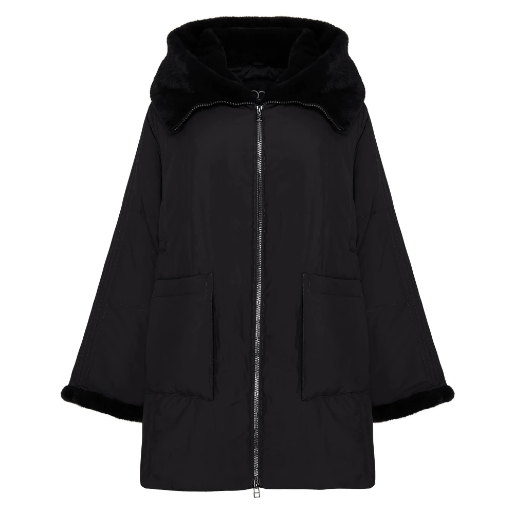 Cesare Gaspari Damen Schwarz - Winter Jackets - Jackets - K - Xl