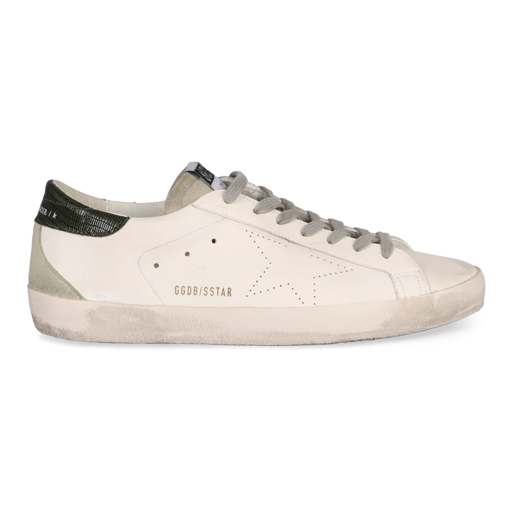 Golden Goose Herren Weiß - Super-Star Low-Top Sneakers - Shoes - 40 Eu