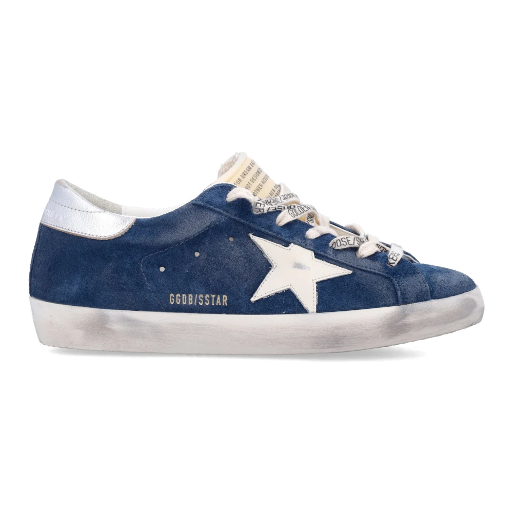 Golden Goose Herren Blau - Super-Star Sneakers - Shoes - 43 Eu