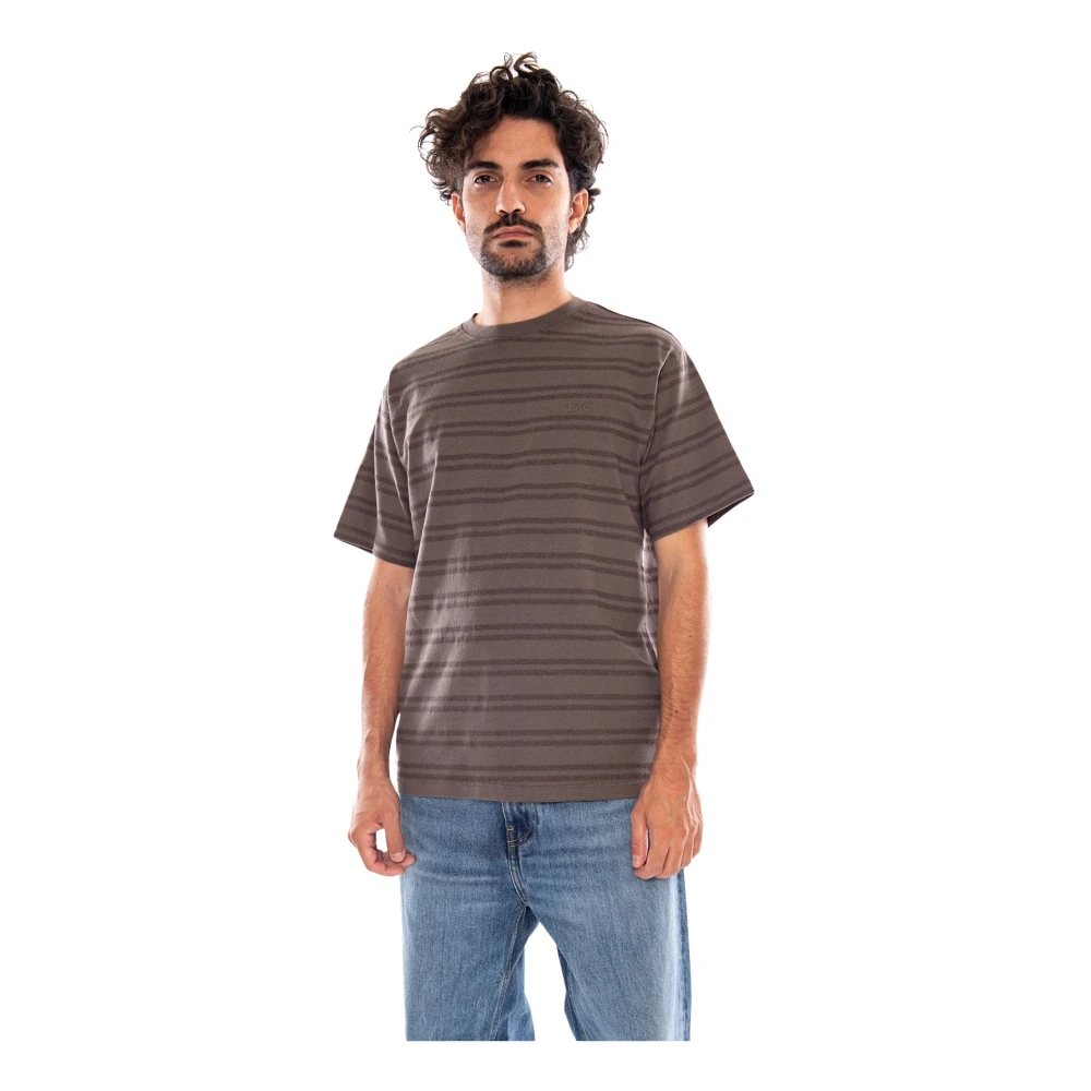 Levi's Herren Braun Gestreiftes T-Shirt In - Bild 7
