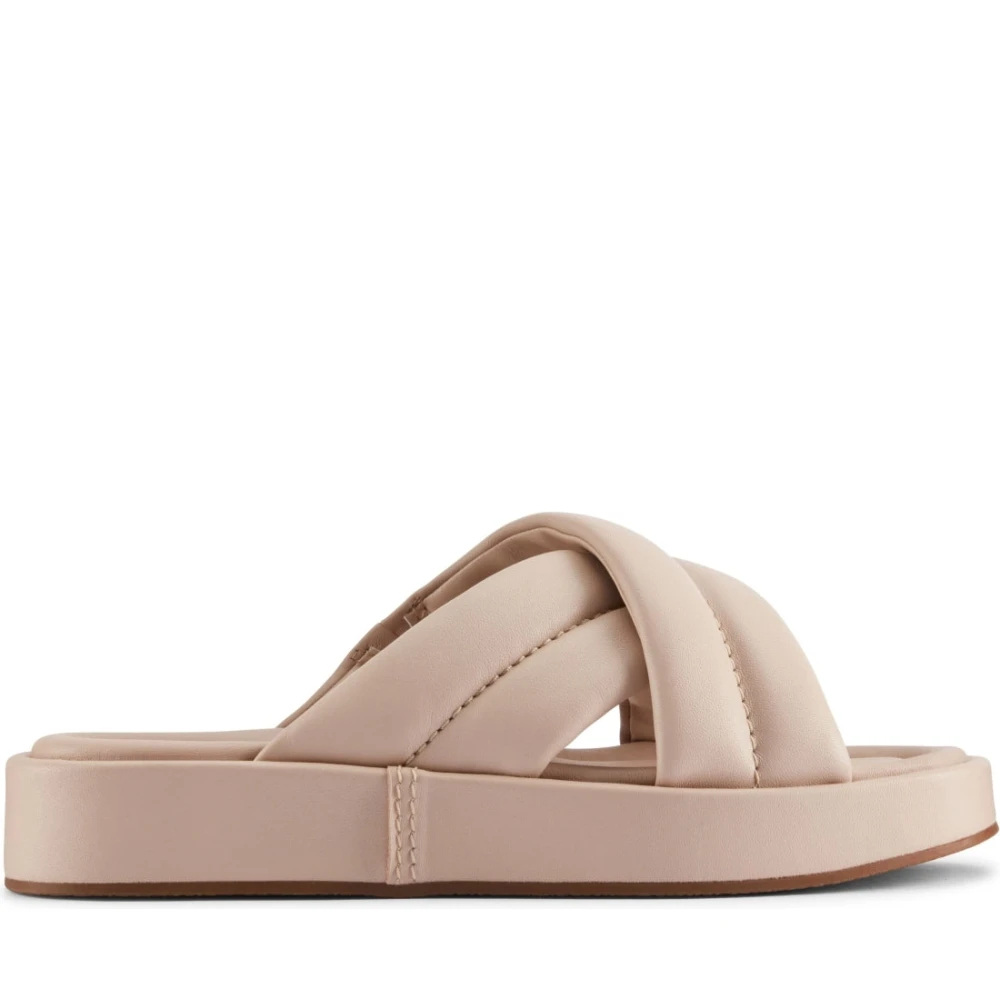 Clarks Damen Braun 26181185 4 Alda Glide Pantoletten Rose Light Pink Echtleder Gumm... - Bild 3