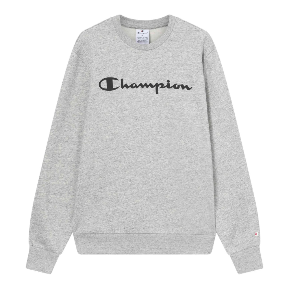 Champion Herren Schwarz Sweatshirts Lg.arm He/Uni Crewneck Sweatshirt, Größe L In - Bild 6