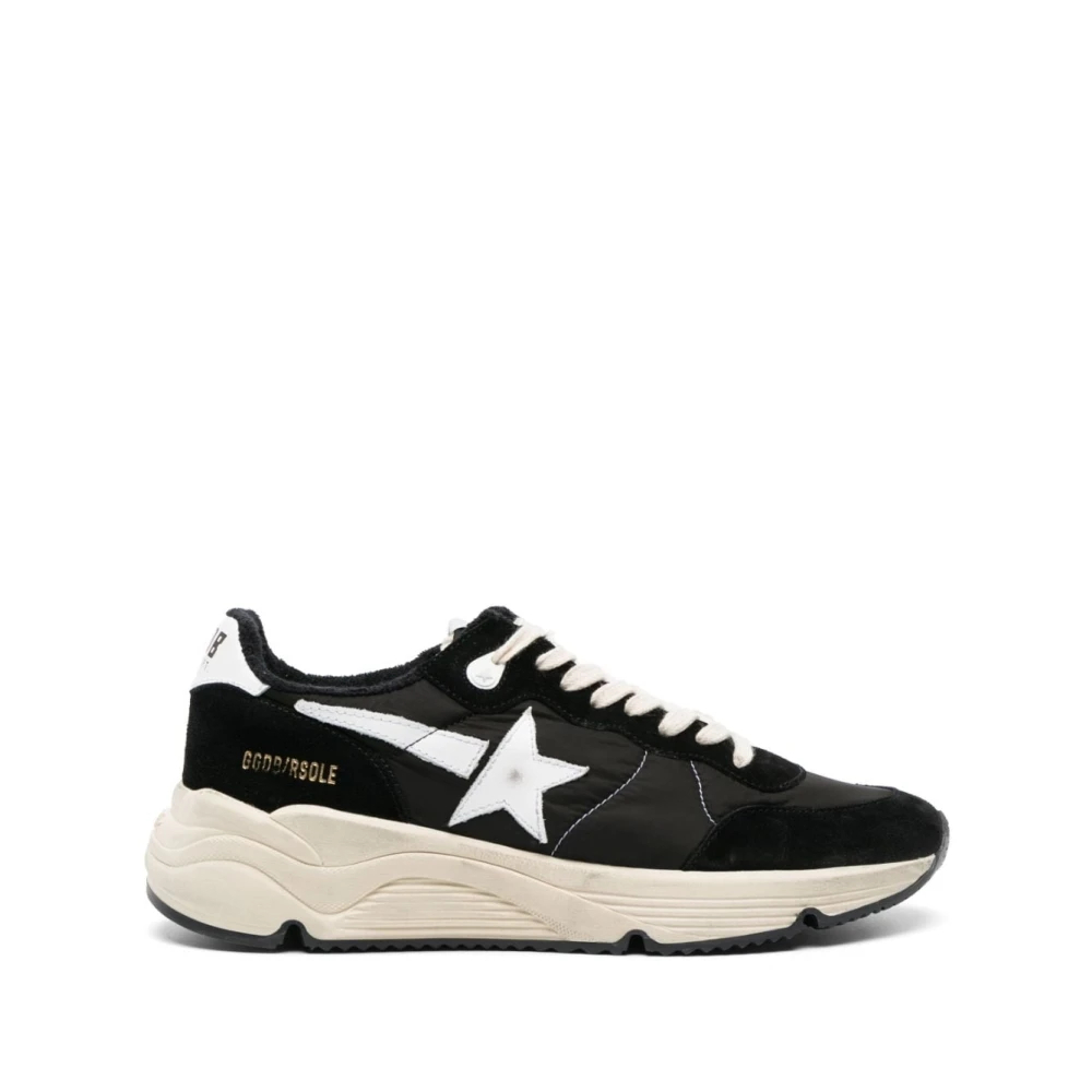 Golden Goose Herren Schwarz - Star-Patch Sneaker Mit Schnürung - Shoes - K - 42 Eu