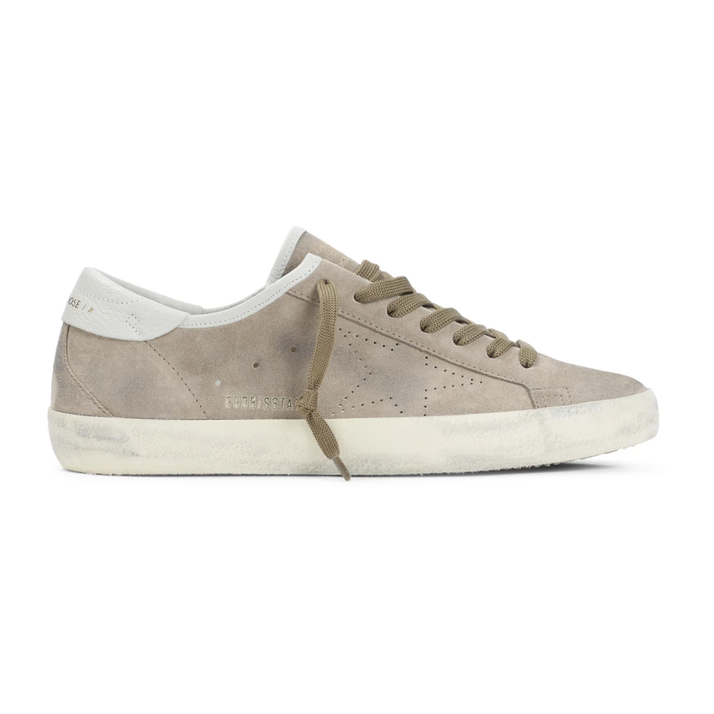 Golden Goose Herren Beige - Super-Star Low-Top Sneakers - Shoes - 44 Eu