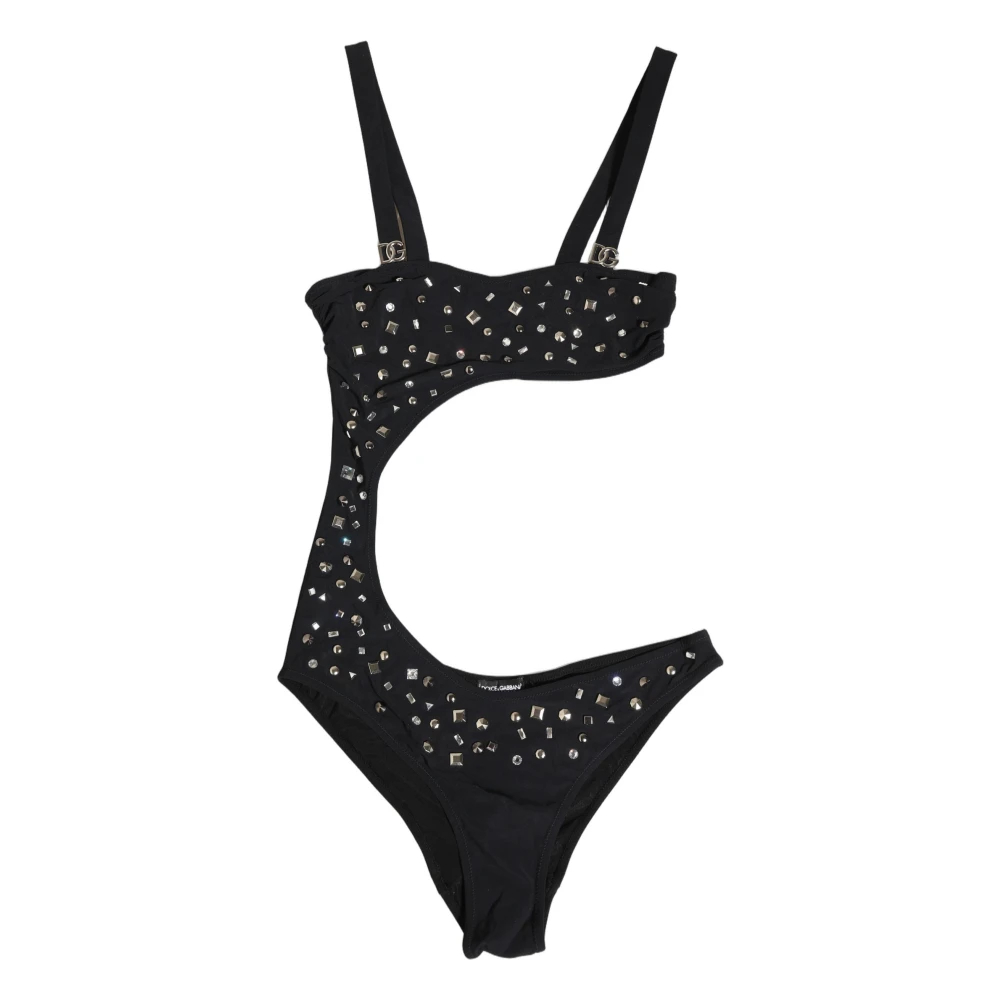 Dolce & Gabbana Damen Schwarz - Bandeau-Einteiler - Swimwear - K - S