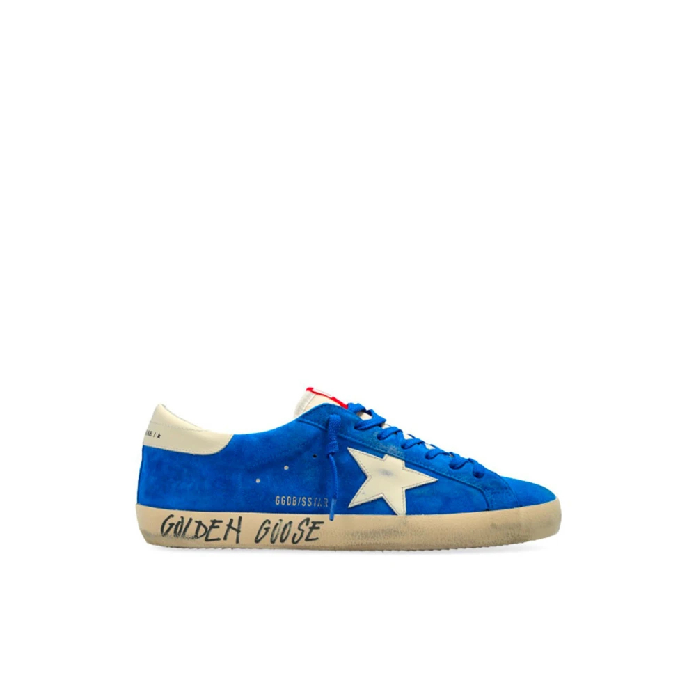 Golden Goose Herren Blau - Super-Star - Shoes - 44 Eu
