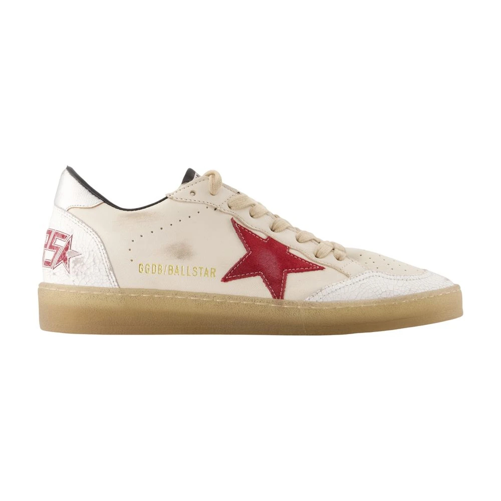 Golden Goose Herren Beige - Ball Star Sneakers - Shoes - 43 Eu