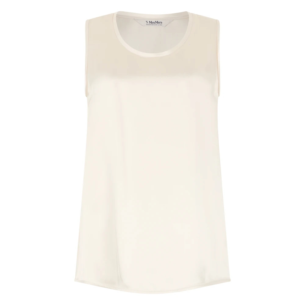 Max Mara Damen Beige - Satin Top - Tops - S