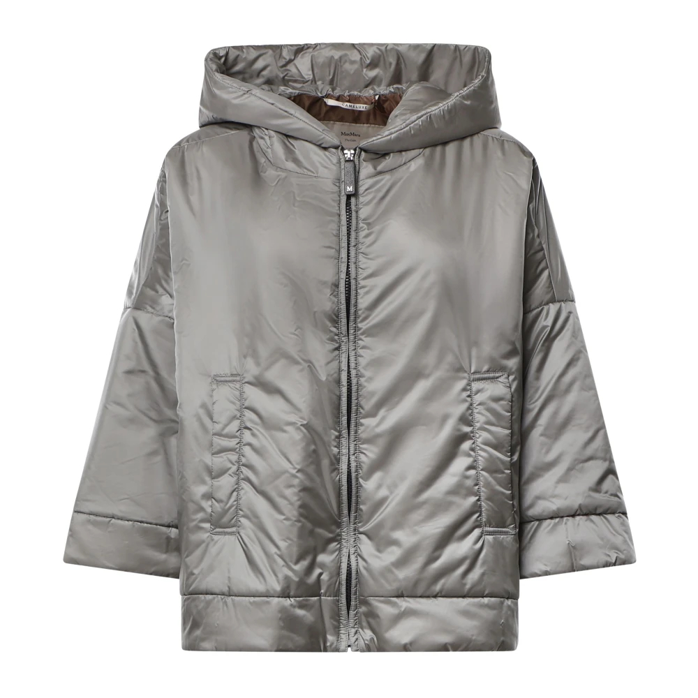 Max Mara - Fiore Kapuzenjacke - Jackets - Damen - Grau - 2XS - Bild 5