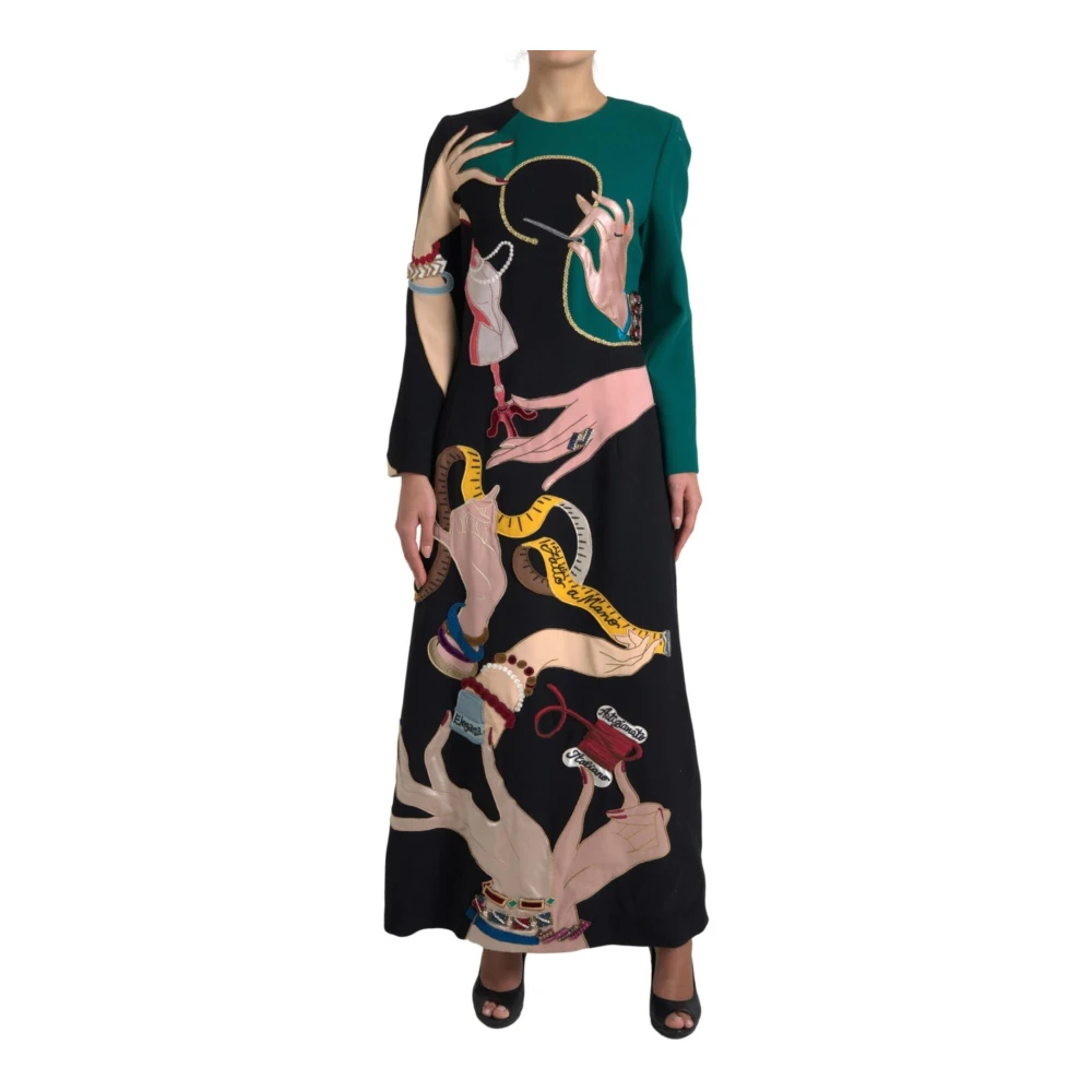 Dolce & Gabbana Damen Multicolor - A-Linie Maxikleid - Dresses - Mehrfarbig - 2XL