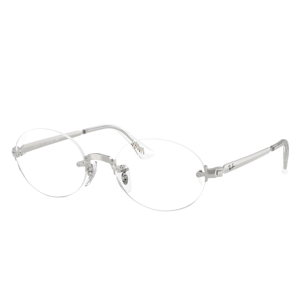 Ray-Ban RX3929V Unisex-Brille inkl. Gläser Randlos Eckig Metall-Gestell 52/20/145, silber - Bild 5