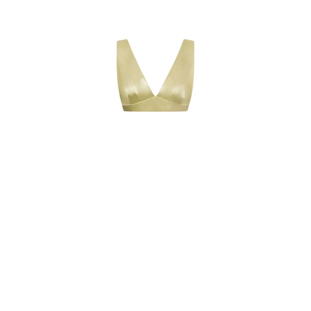 Philosophy Di Lorenzo Serafini Damen Grün - Satin Micro Top - Tops - M