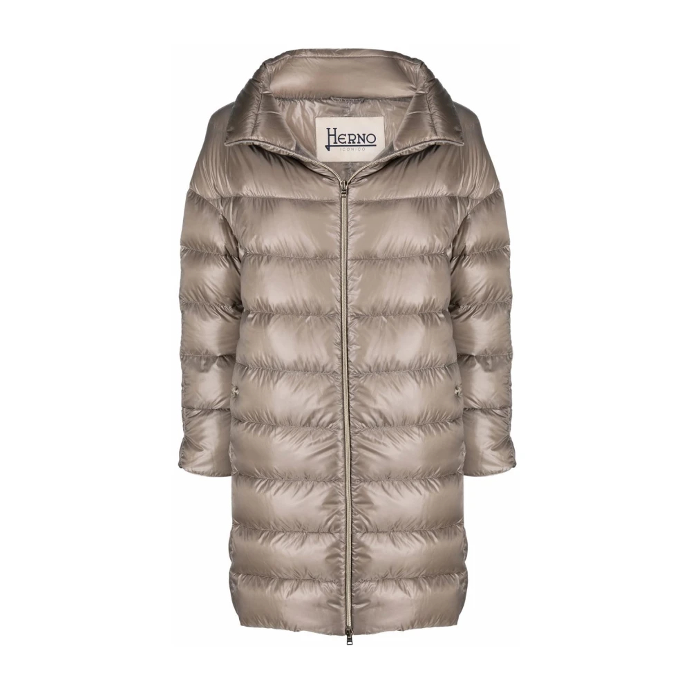 Herno Damen Braun - Matilde Midi Daunenjacke - Coats - Xl