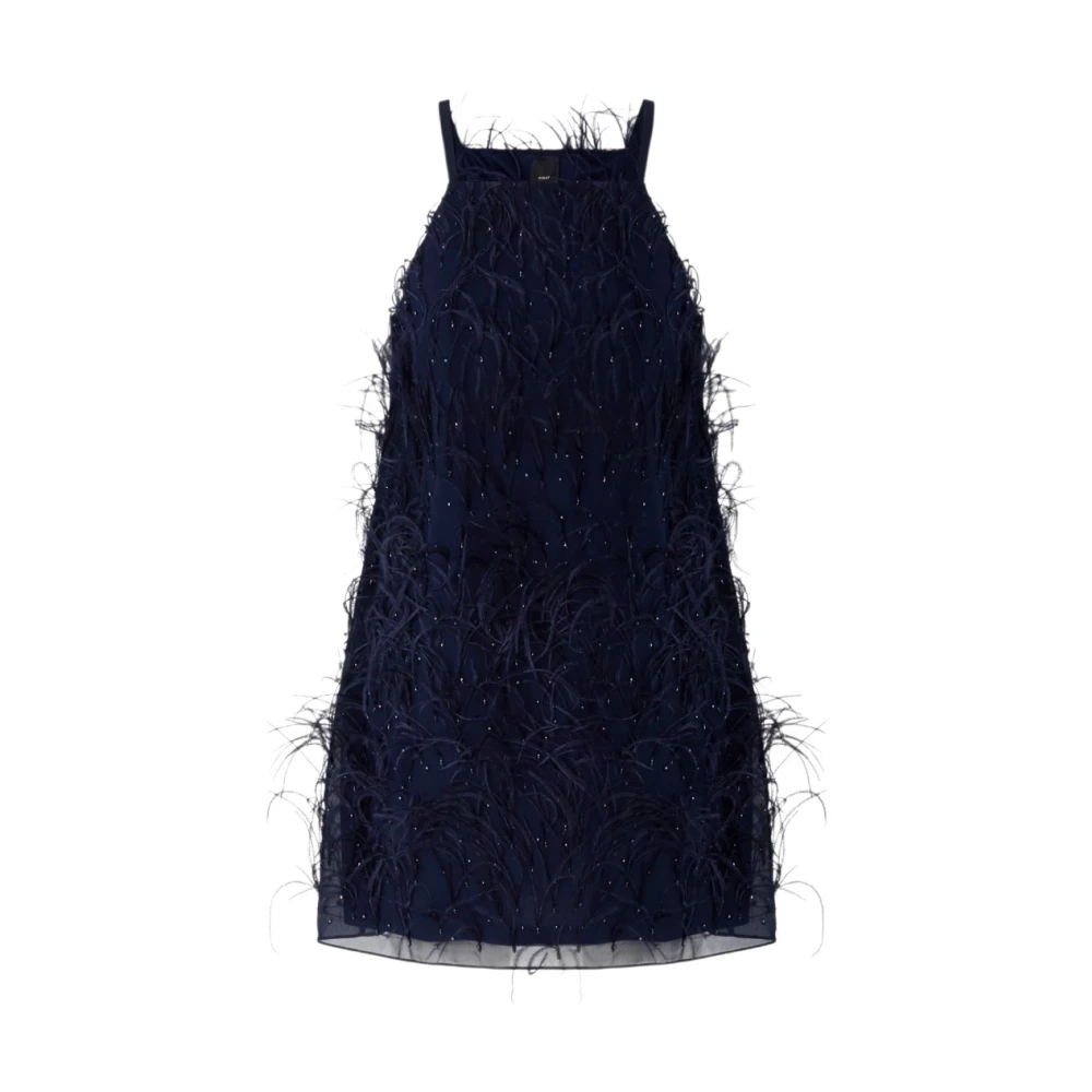 Pinko - Trapeze Mini Kleid - Dresses - Damen - Blau - Xs - Bild 5