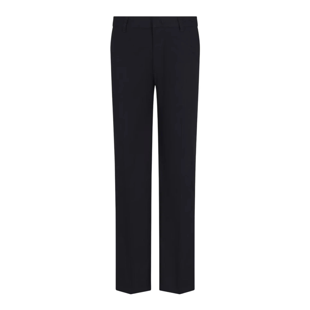 Armani Exchange Herren Blau - Baumwoll Twill Straight Hose Seitentaschen & Gesäßtaschen - Trousers - W31