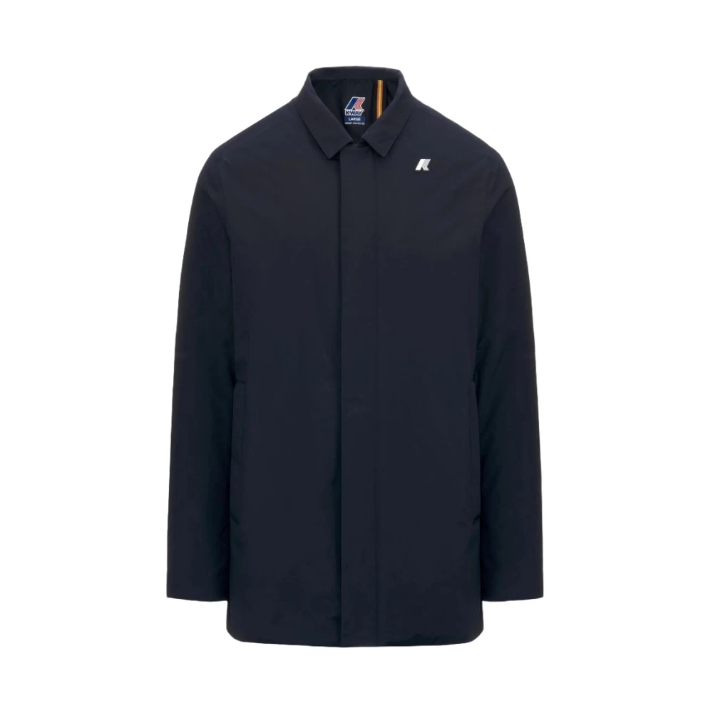 K-Way Herren Blau - E Wasserdichte Winddichte Jacke - Jackets - M