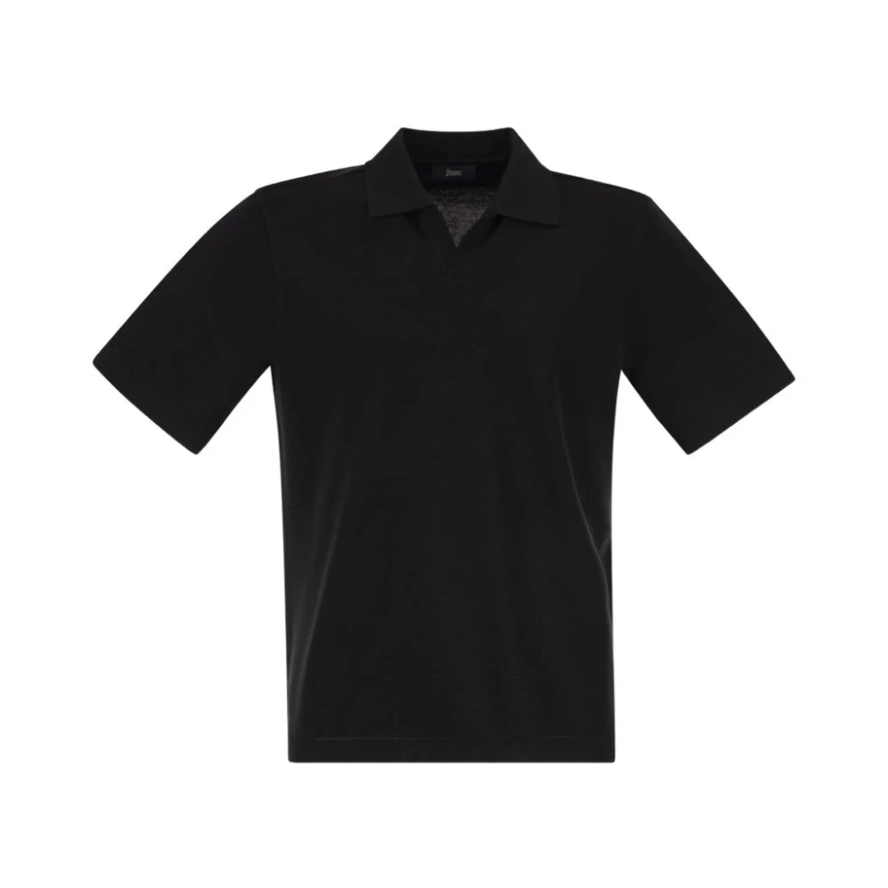 Herno Herren Schwarz - T-Shirts Und Poloshirts - Tops - K -Xl