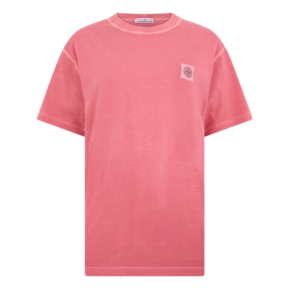 Stone Island Herren Rosa T-Shirt, Gr. S - Bild 4