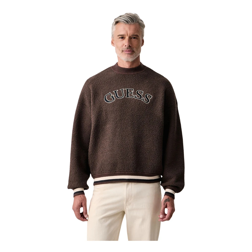 Guess Herren Marron Kapuzensweatshirt Macon Cn - Bild 3