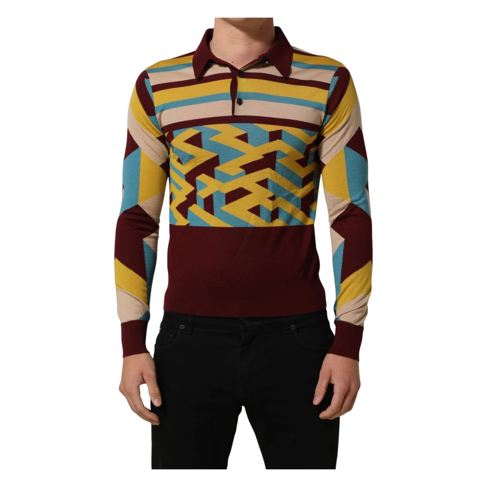 Dolce & Gabbana Herren Multicolor - Pullover-Pullover - Tops - Mehrfarbig - S