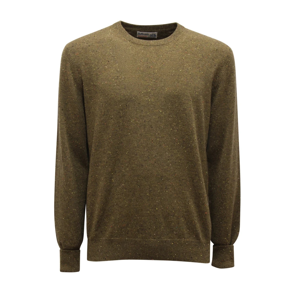 Ballantyne Herren Grün - Kaschmir Pullover Militärgrün Pullover - Knitwear - L