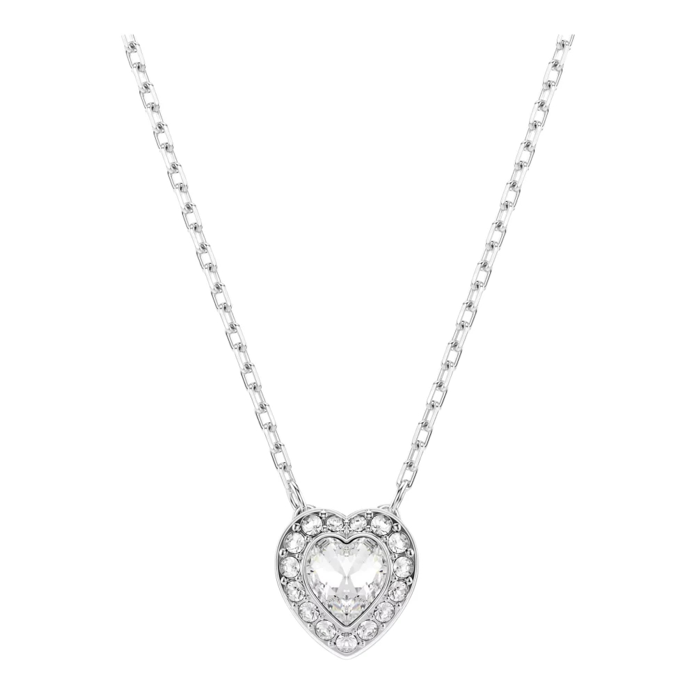 Swarovski Kette Mit Anhänger Weiss in Größe 45 - Bild 12