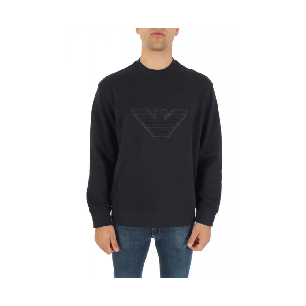 Emporio Armani Herren Blau - Sweatshirts & Hoodies > Sweatshirts - Sweatshirts & Hoodies - L