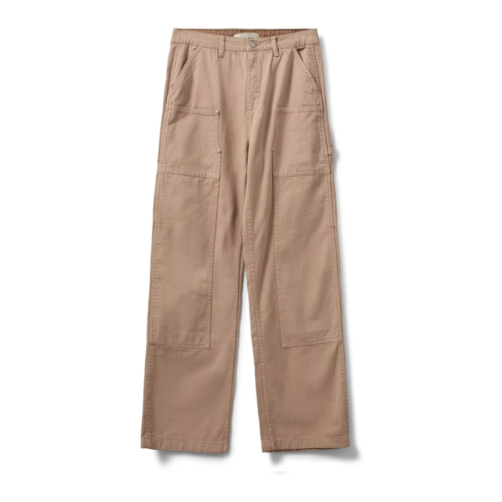 Sofie Schnoor Women's Beige Straight Trousers Medium