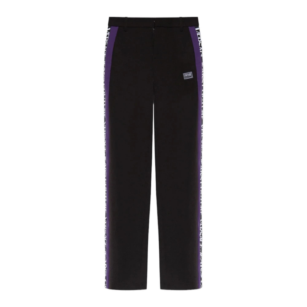 Versace Jeans Couture Women's Black Straight Trousers Small