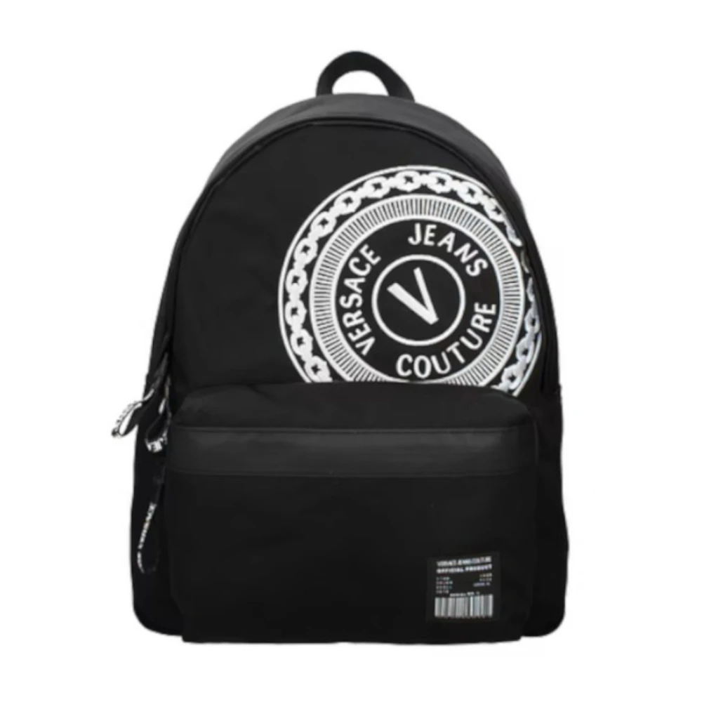 Versace Jeans Couture Men's Black Backpacks