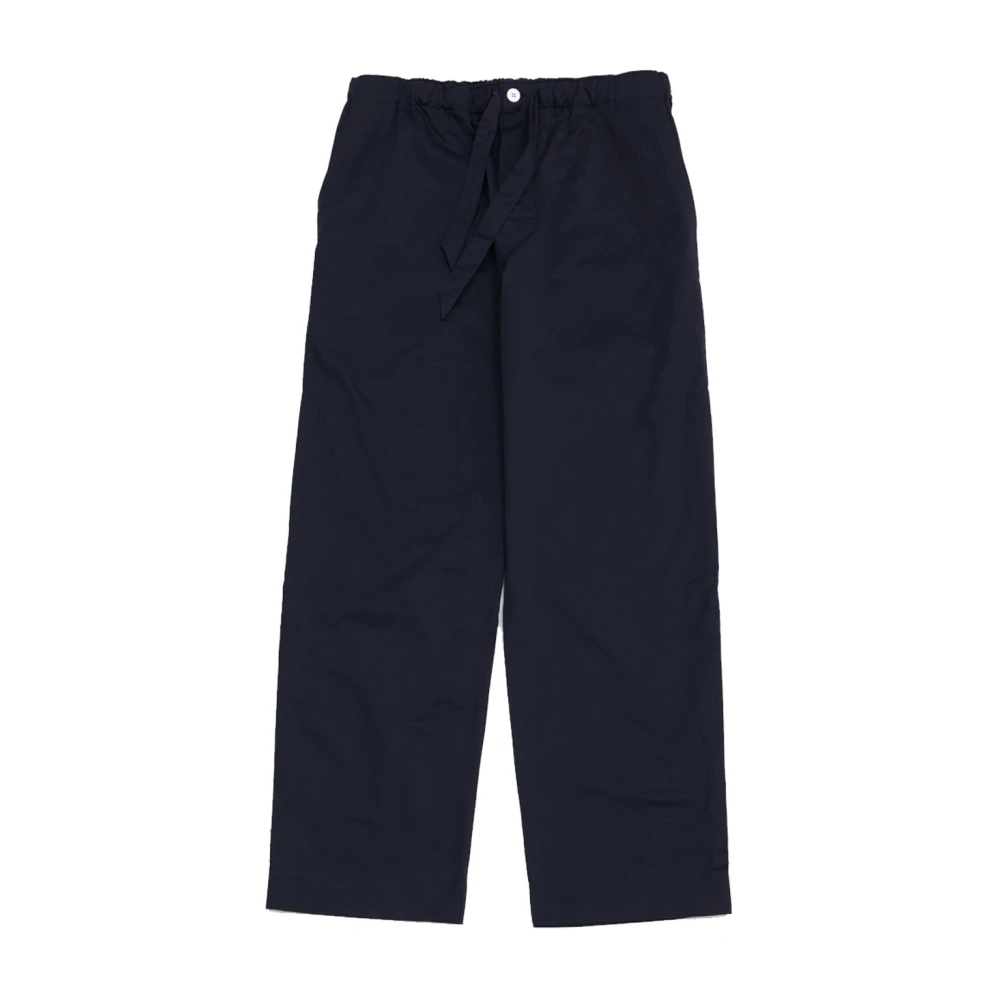 Tekla Women's Blue Straight Trousers Large