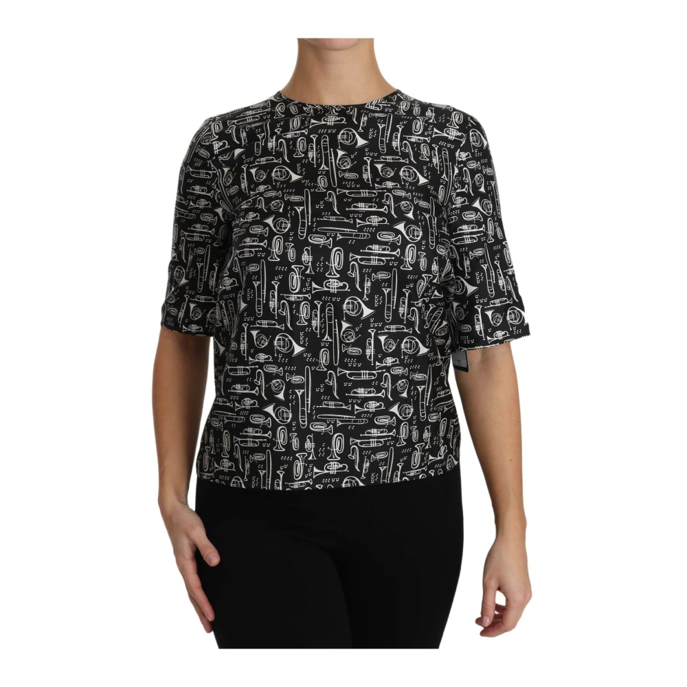 Dolce & Gabbana Women's Black Blouses 3XS