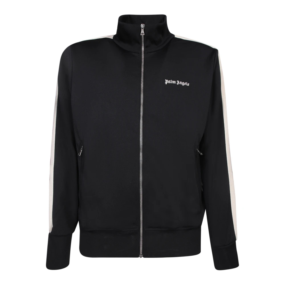 Palm Angels Men's Black Zip-Throughs Extra Large
