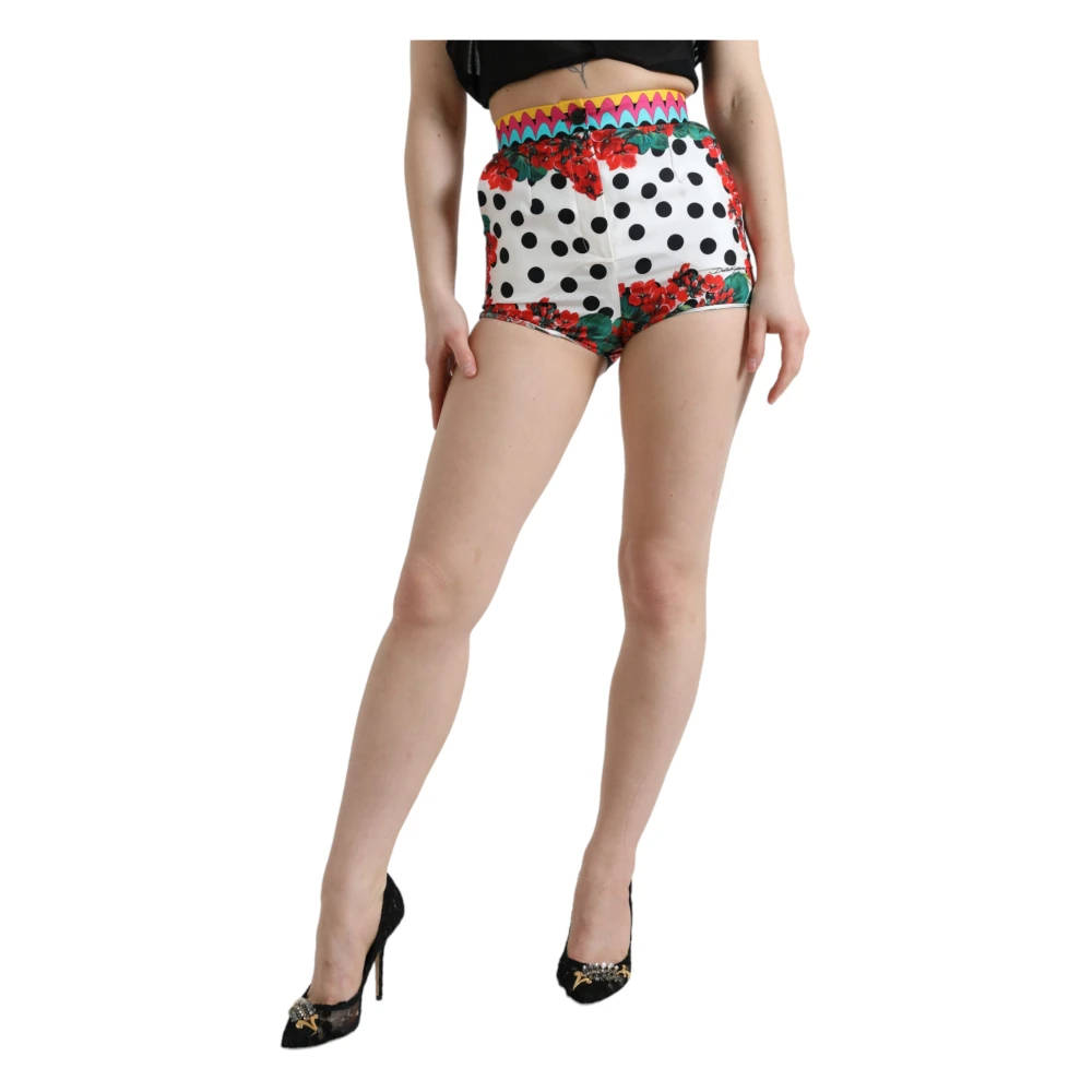 Dolce & Gabbana Women's Multicolor Short Shorts Extra Small