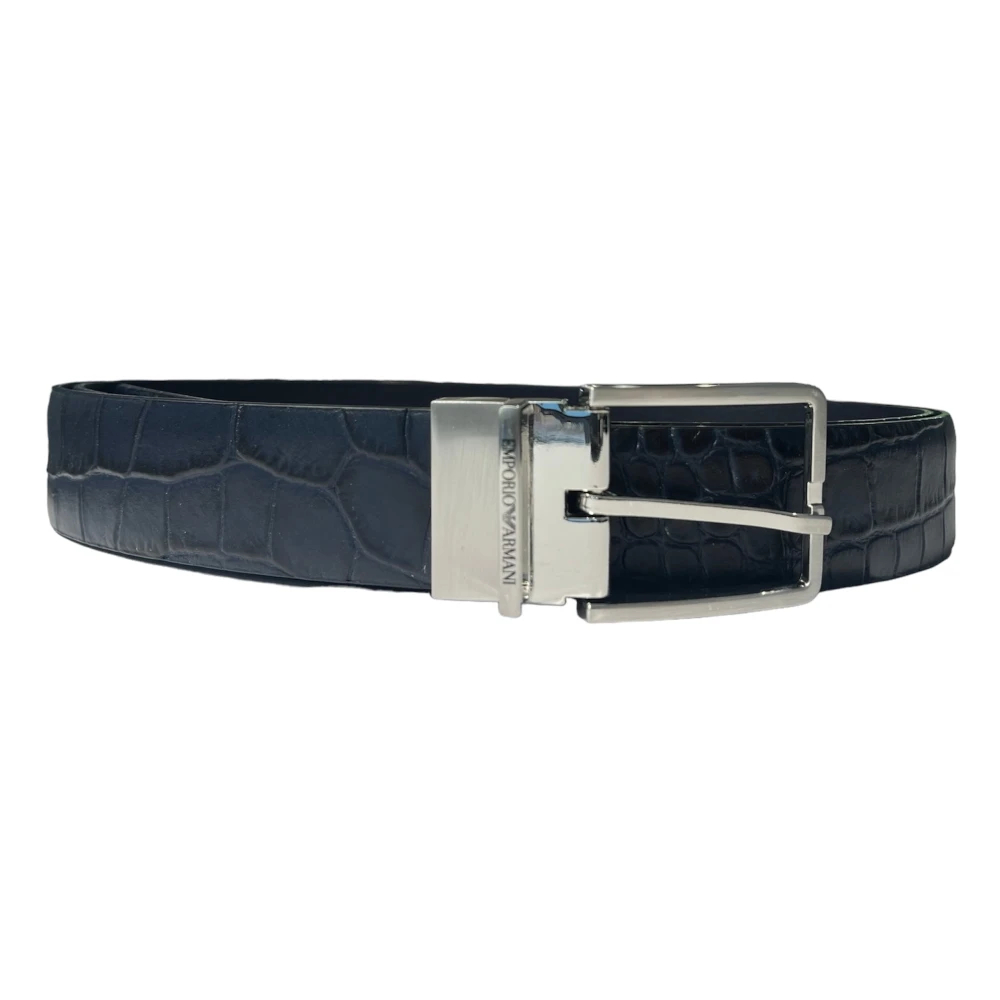 Emporio Armani Men's Blue Belts