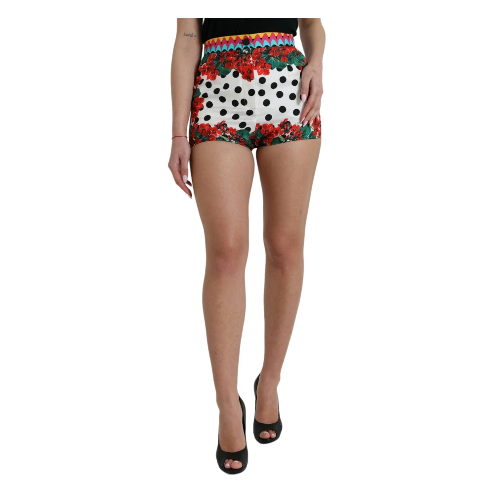 Dolce & Gabbana Women's Multicolor Short Shorts Extra Small