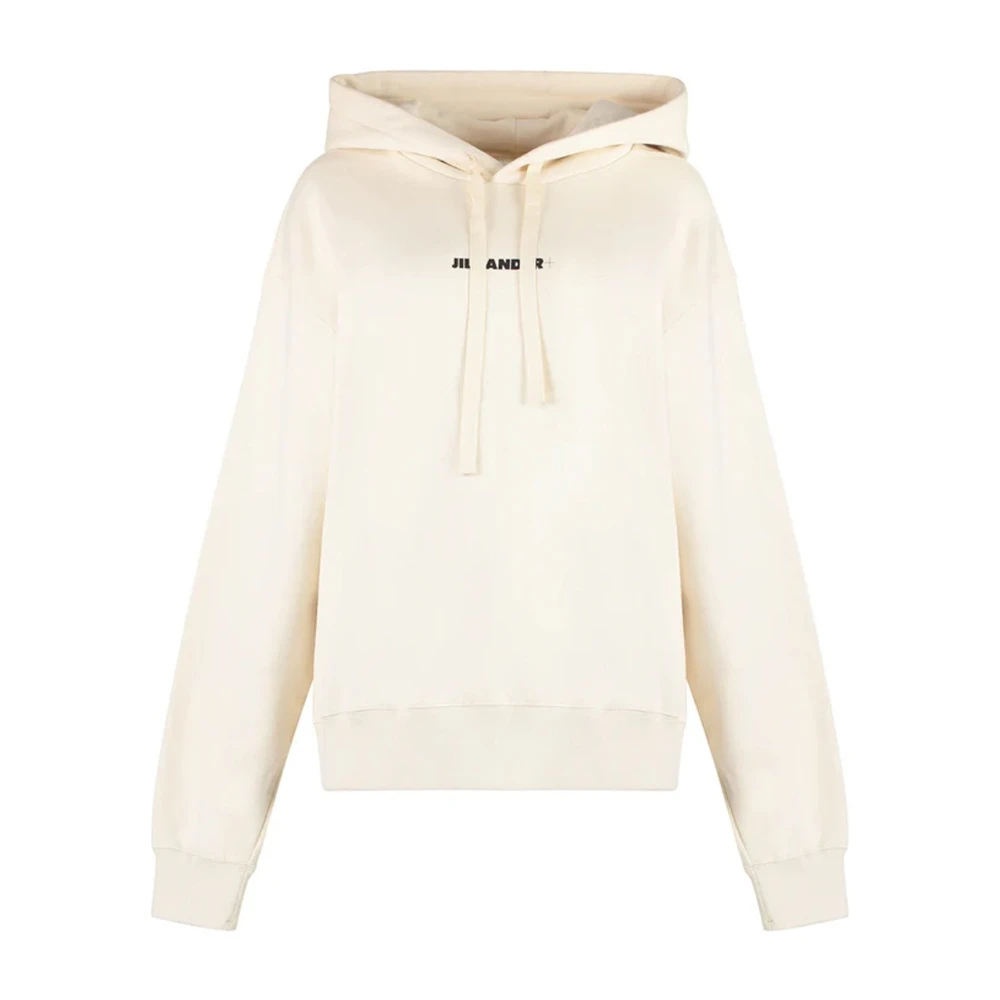 Jil Sander Women's Beige Hoodies Small