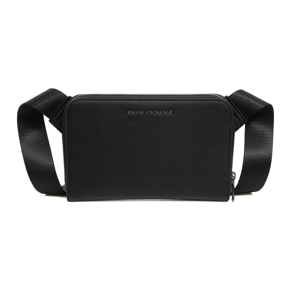 Armani Exchange Men's Black Belt Bags