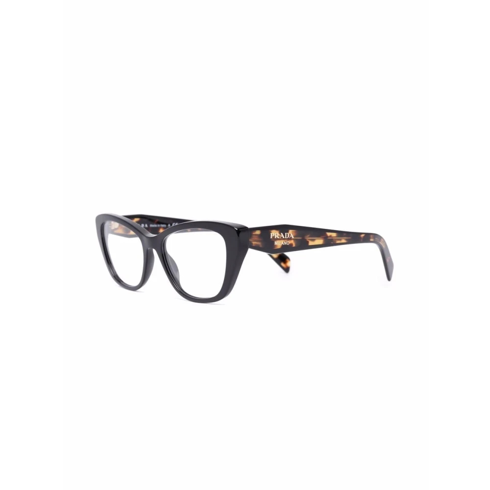 Prada Women's Black Glasses Medium