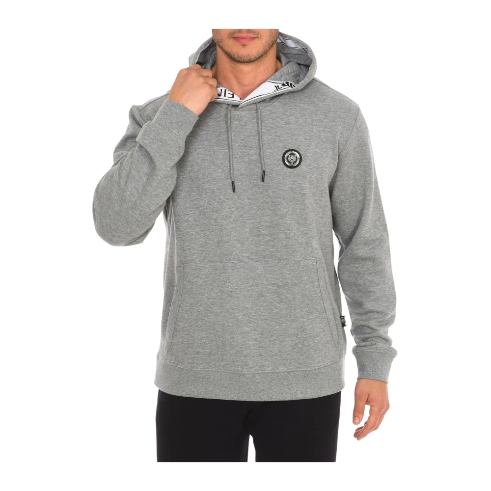 Plein Sport Men's Gray Hoodies Small