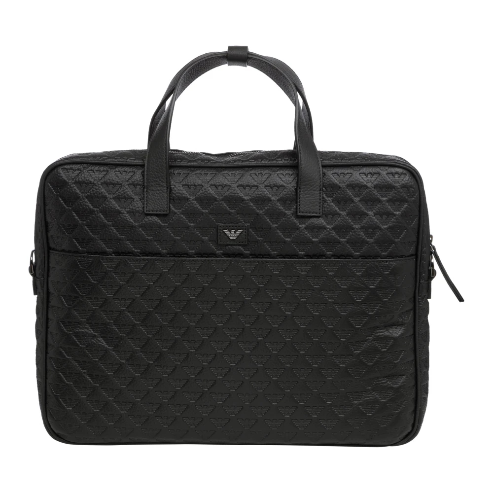Emporio Armani Men's Black Laptop Bags & Cases