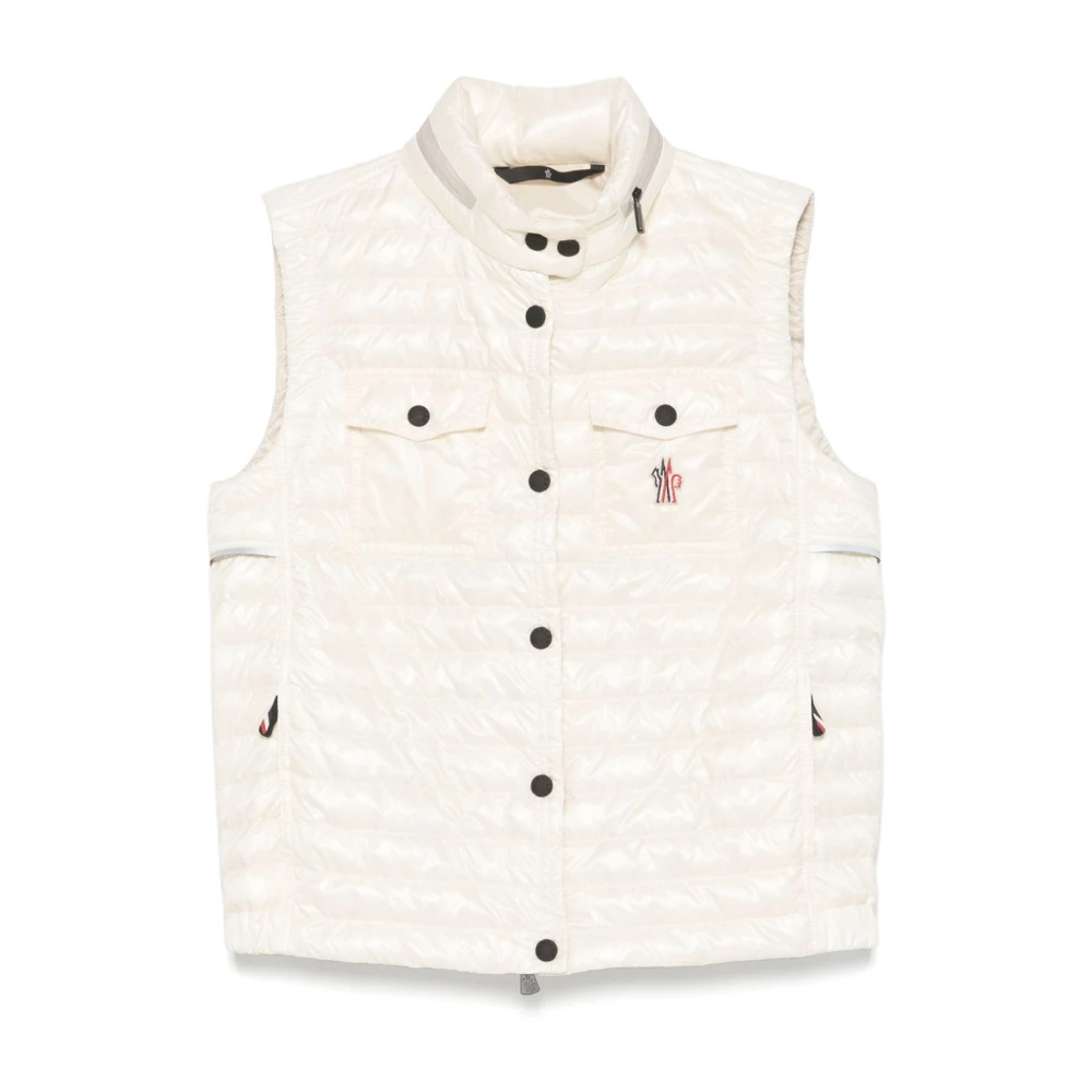 Moncler Women's White Vests Medium