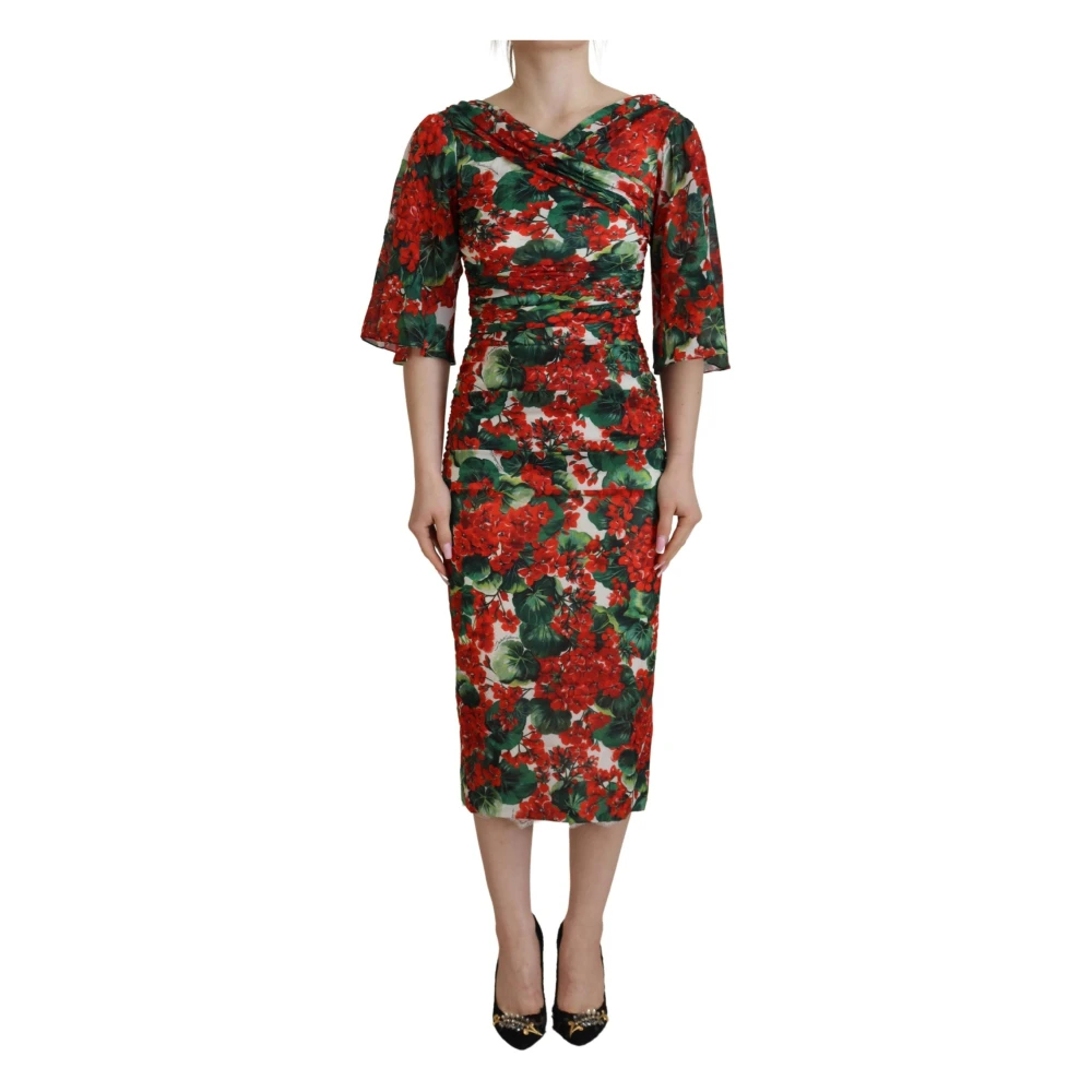 Dolce & Gabbana Women's Multicolor Midi Dresses 2XS