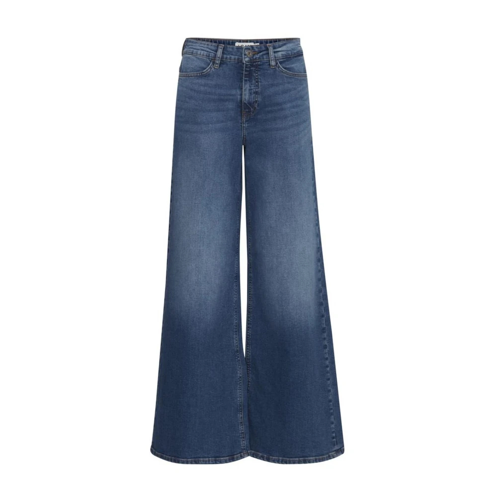 Ichi Women's Blue Wide Jeans W26 L34