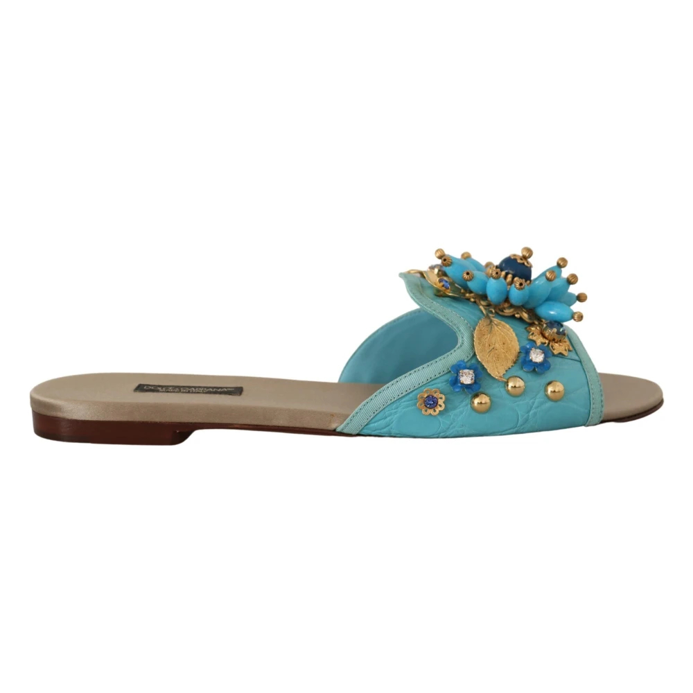 Dolce & Gabbana Women's Blue Sliders Size 2 Uk