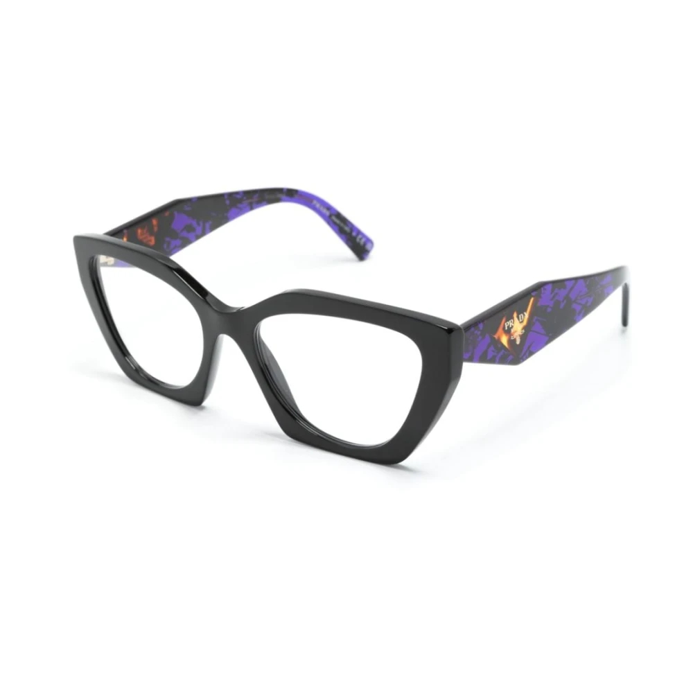Prada Women's Black Glasses Medium