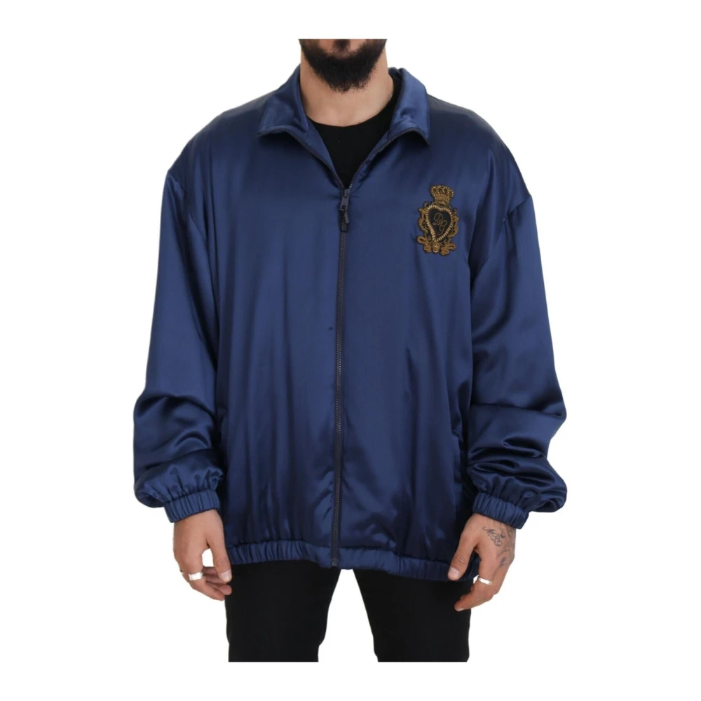 Dolce & Gabbana Men's Blue Light Jackets 5XL