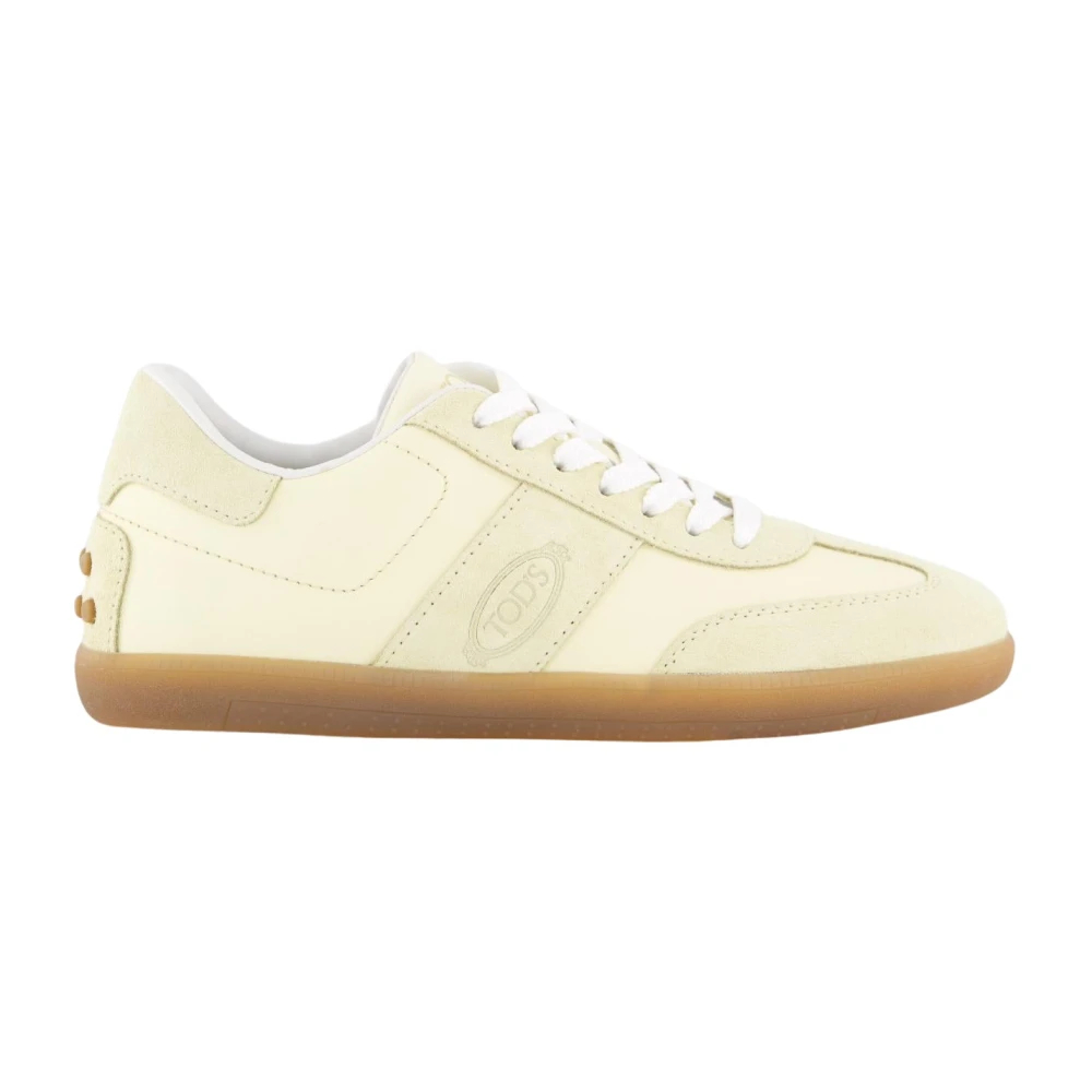 Tod's Women's Yellow Sneakers Size 8 Uk