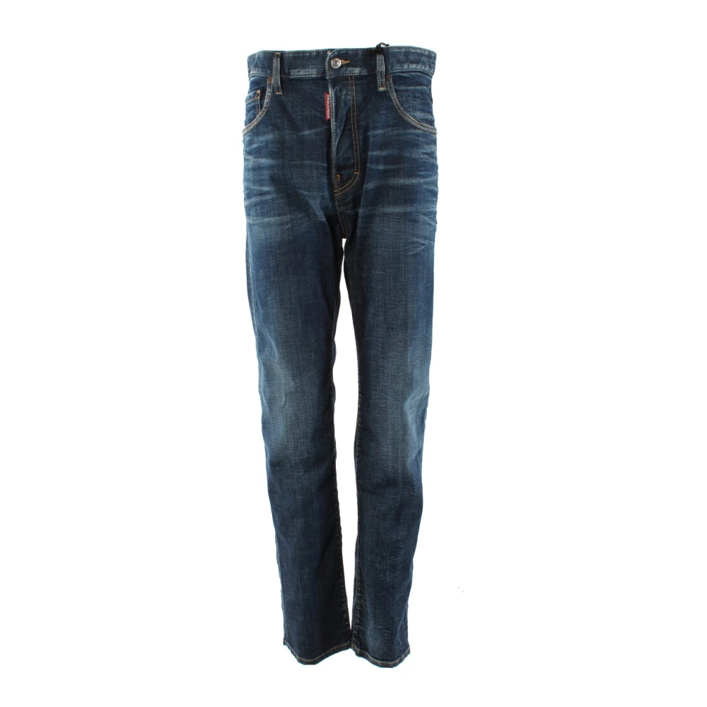 Dsquared2 Men's Blue Slim-Fit Jeans Medium